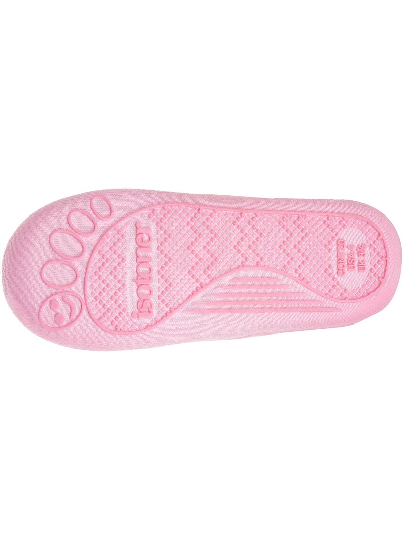 Pantofole stivaletti microvelluto con sostegno rinforzato, neonato bambina isotoner Rosa - Kiabi