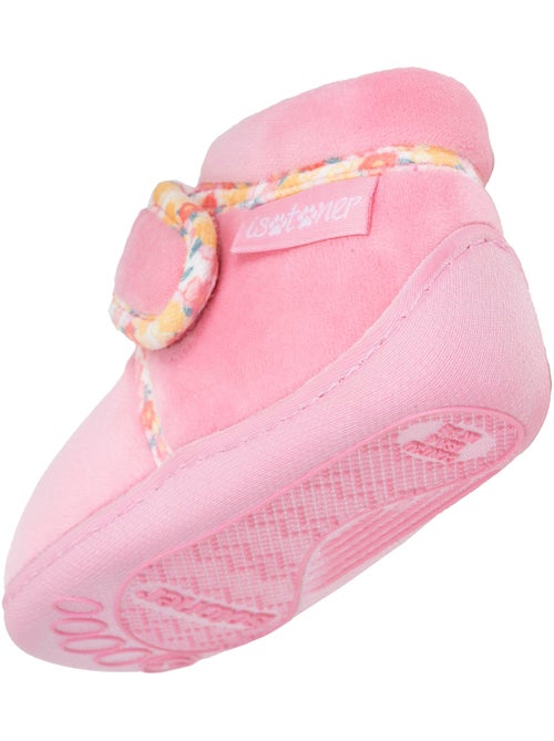 Pantofole stivaletti microvelluto con sostegno rinforzato, neonato bambina isotoner - Kiabi