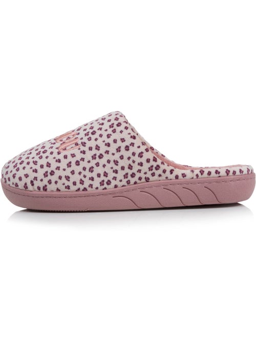 Pantofole stivaletti microvelluto leopardato, suola bambina - Kiabi Pantofole stivaletti microvelluto leopardato, suola bambina - Kiabi
