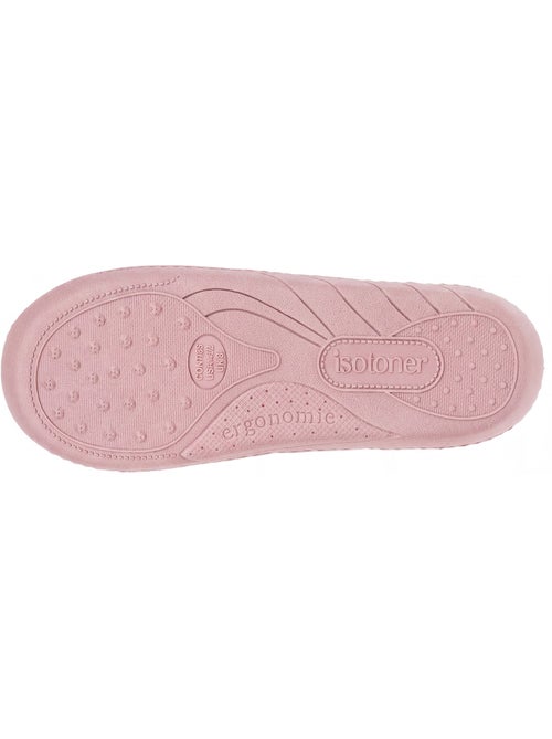 Pantofole stivaletti microvelluto leopardato, suola bambina Isotoner - Kiabi