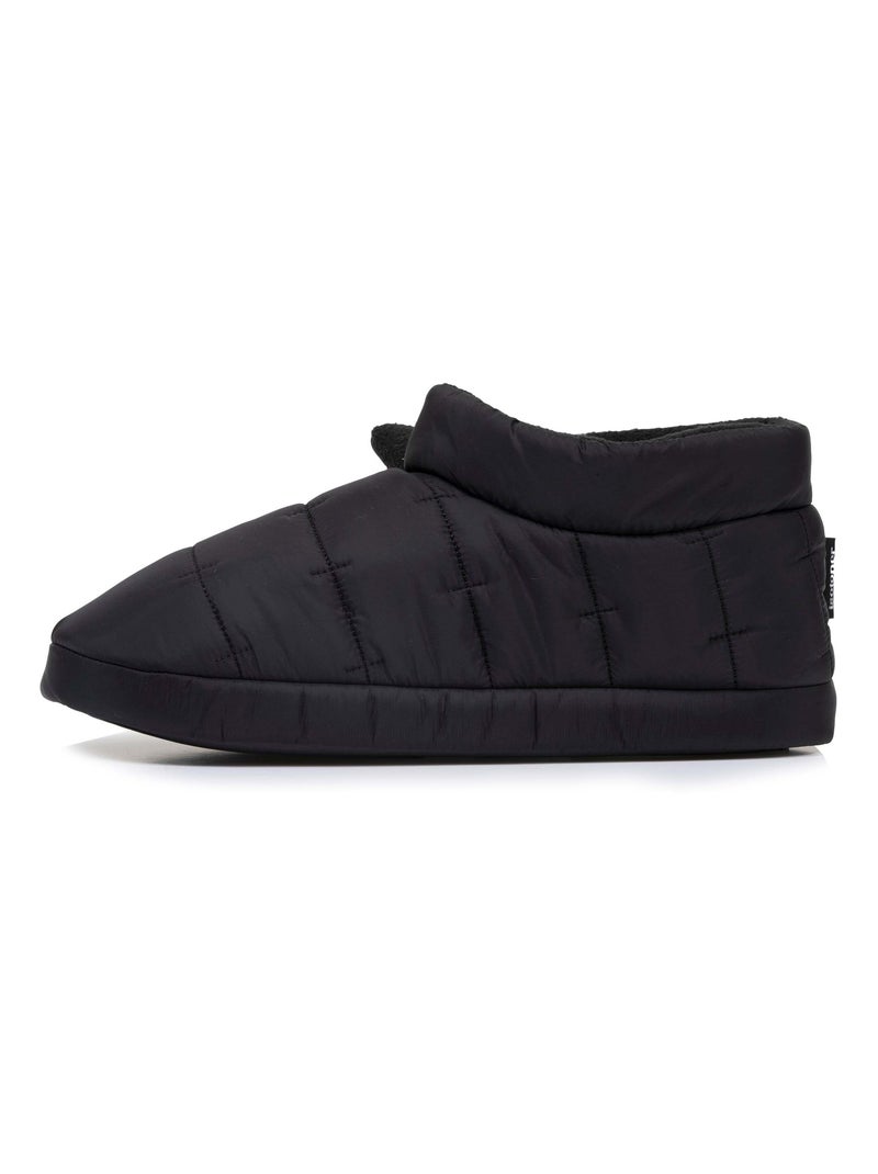 Pantofole stivaletti nylon - Suola in gomma ultra morbida uomo Isotoner Nero - Kiabi