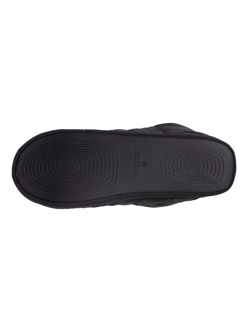 Pantofole stivaletti nylon - Suola in gomma ultra morbida uomo Isotoner Nero - Kiabi