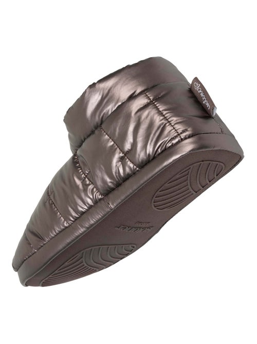 Pantofole stivaletti nylon metallizzato, suola antiscivolo donna Isotoner - Kiabi