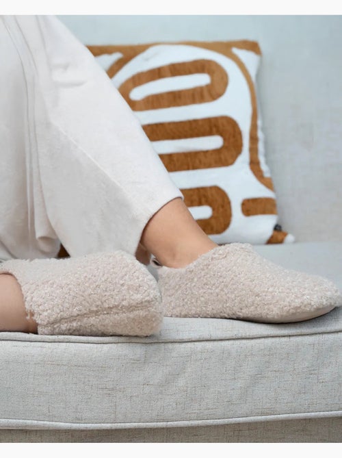 Pantofole stivaletti sherpa, suola antiscivolo donna isotoner - Kiabi Pantofole stivaletti sherpa, suola antiscivolo donna isotoner - Kiabi