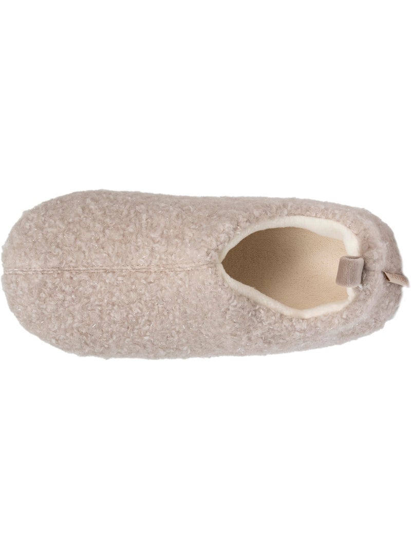 Pantofole stivaletti sherpa, suola antiscivolo donna isotoner Beige - Kiabi