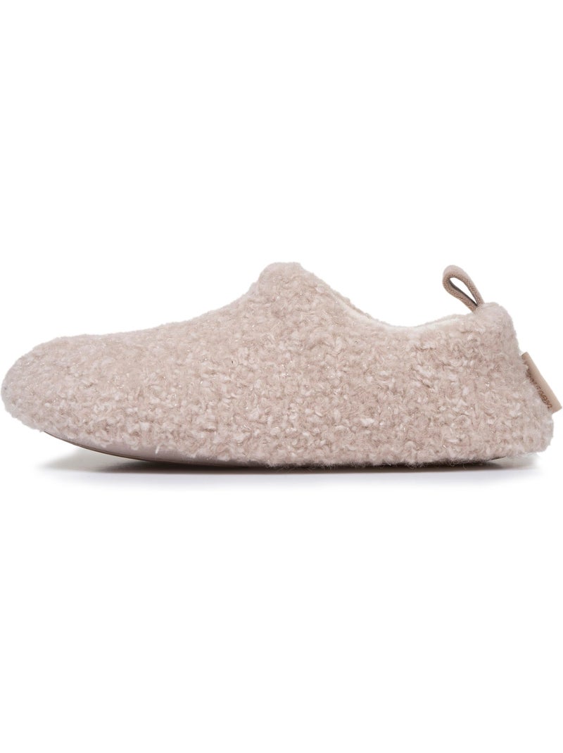 Pantofole stivaletti sherpa, suola antiscivolo donna isotoner Beige - Kiabi