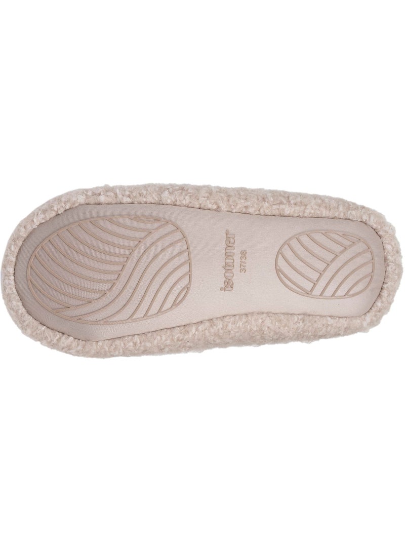 Pantofole stivaletti sherpa, suola antiscivolo donna isotoner Beige - Kiabi