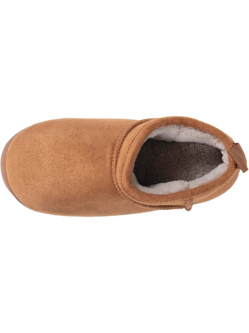 Pantofole stivaletti similpelle - suola dentellata bambino - Kiabi
