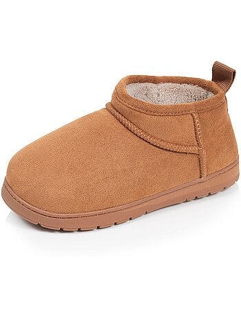 Pantofole stivaletti similpelle - suola dentellata bambino isotoner