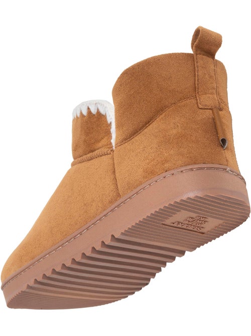Pantofole stivaletti similpelle - suola dentellata donna isotoner - Kiabi