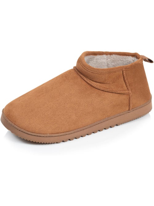 Pantofole stivaletti similpelle - suola dentellata uomo isotoner - Kiabi Pantofole stivaletti similpelle - suola dentellata uomo isotoner - Kiabi