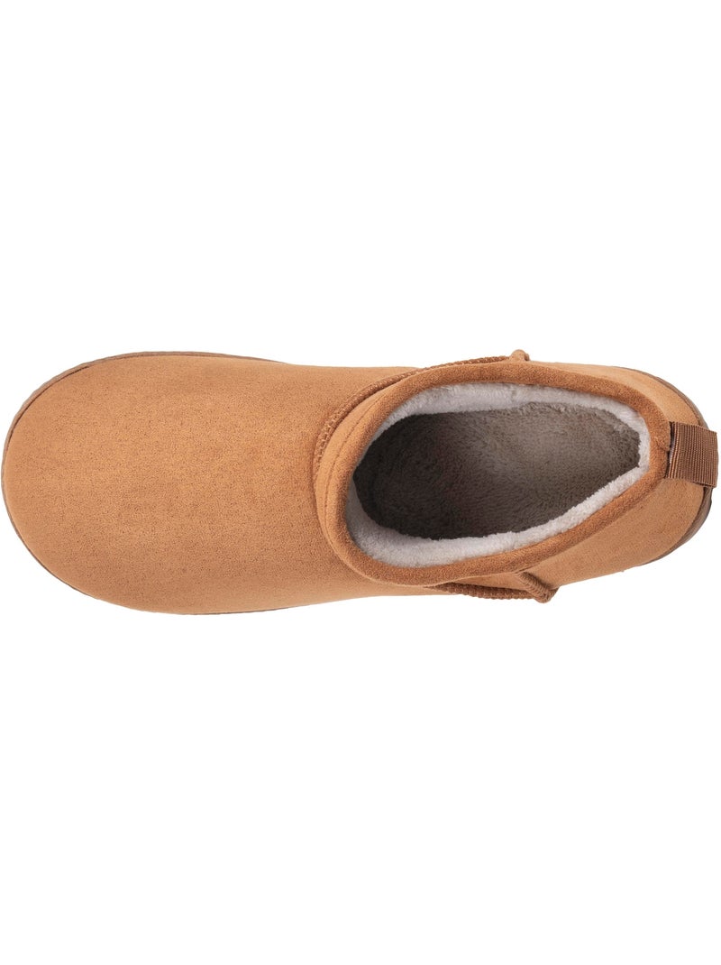 Pantofole stivaletti similpelle - suola dentellata uomo isotoner Cammello - Kiabi