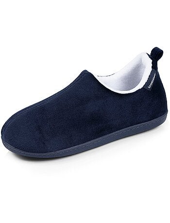 Pantofole stivaletti soletta ergonomica in microvelour con donna Isotoner