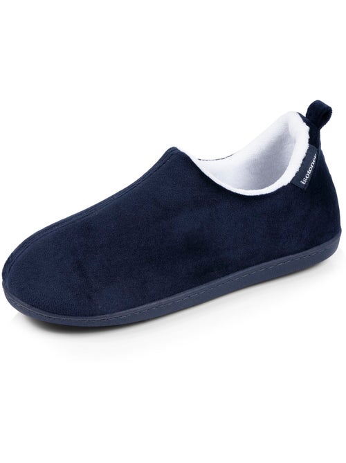 Pantofole stivaletti soletta ergonomica in microvelour con donna Isotoner - Kiabi