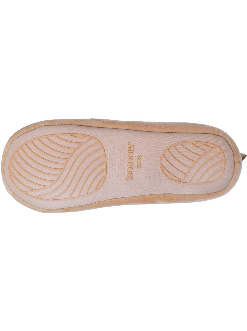 Pantofole stivaletti suola antiscivolo donna isotoner Beige - Kiabi
