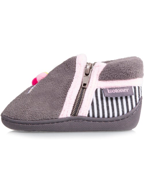 Pantofole stivaletti suola antiscivolo neonato bambina - Kiabi Pantofole stivaletti suola antiscivolo neonato bambina - Kiabi