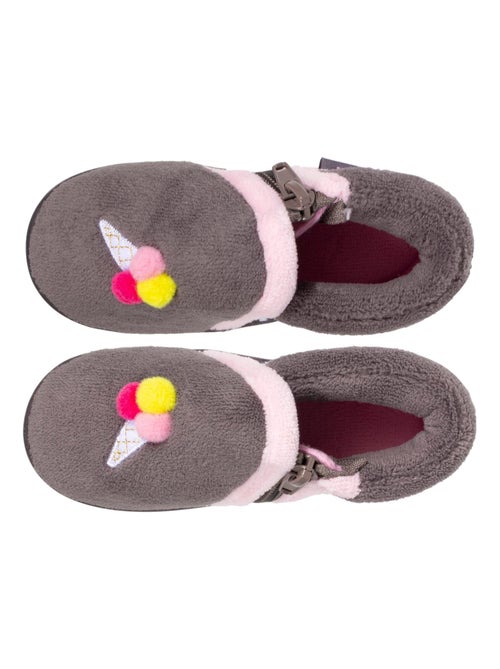 Pantofole stivaletti suola antiscivolo neonato bambina Isotoner - Kiabi