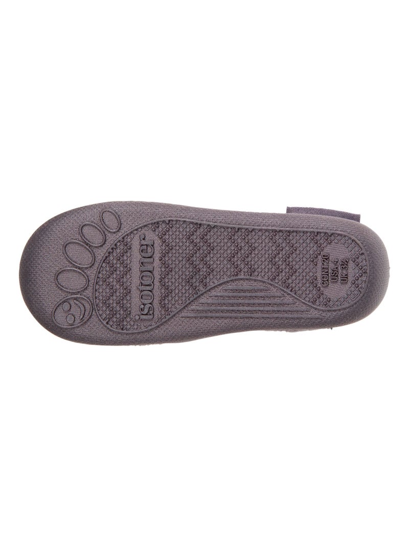 Pantofole stivaletti suola antiscivolo neonato bambina Isotoner Grigio grigio - Kiabi