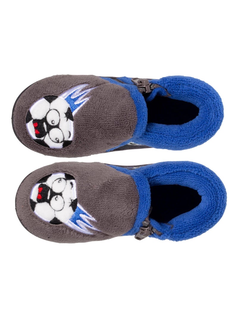 Pantofole stivaletti suola antiscivolo neonato bambino Isotoner Grigio grigio - Kiabi