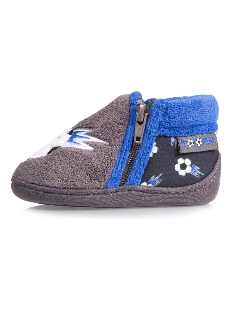 Pantofole stivaletti suola antiscivolo neonato bambino Isotoner Grigio grigio - Kiabi