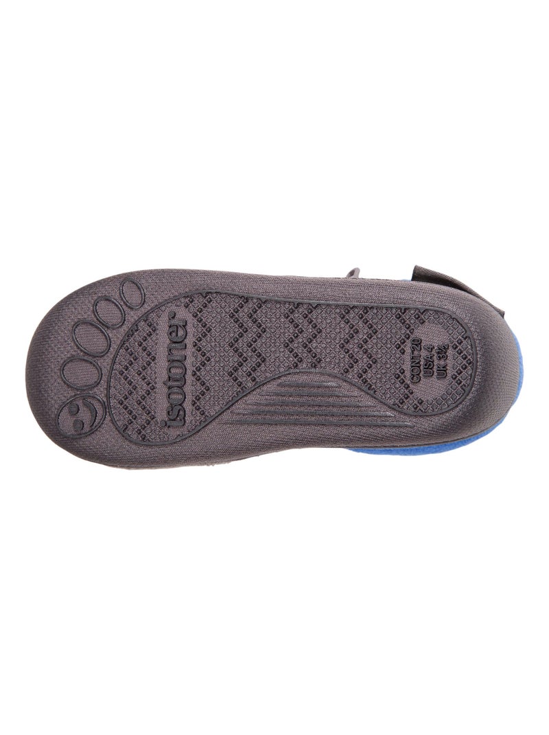 Pantofole stivaletti suola antiscivolo neonato bambino Isotoner Grigio grigio - Kiabi