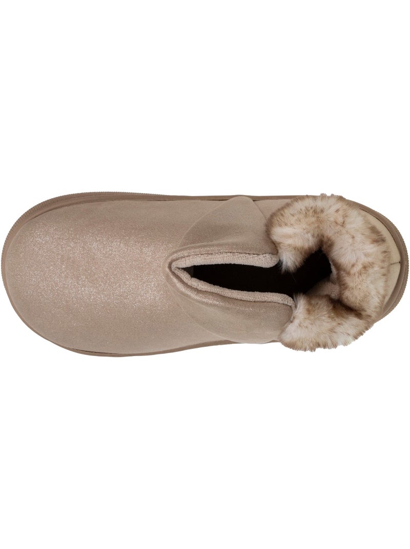 Pantofole stivaletti suola bloup extra comfort donna Beige - Kiabi