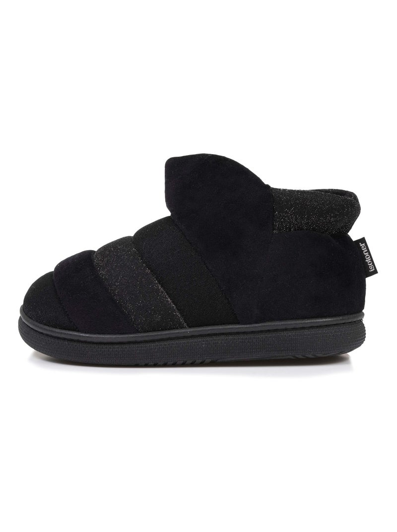 Pantofole stivaletti suola bloup extra comfort donna Isotoner Nero - Kiabi