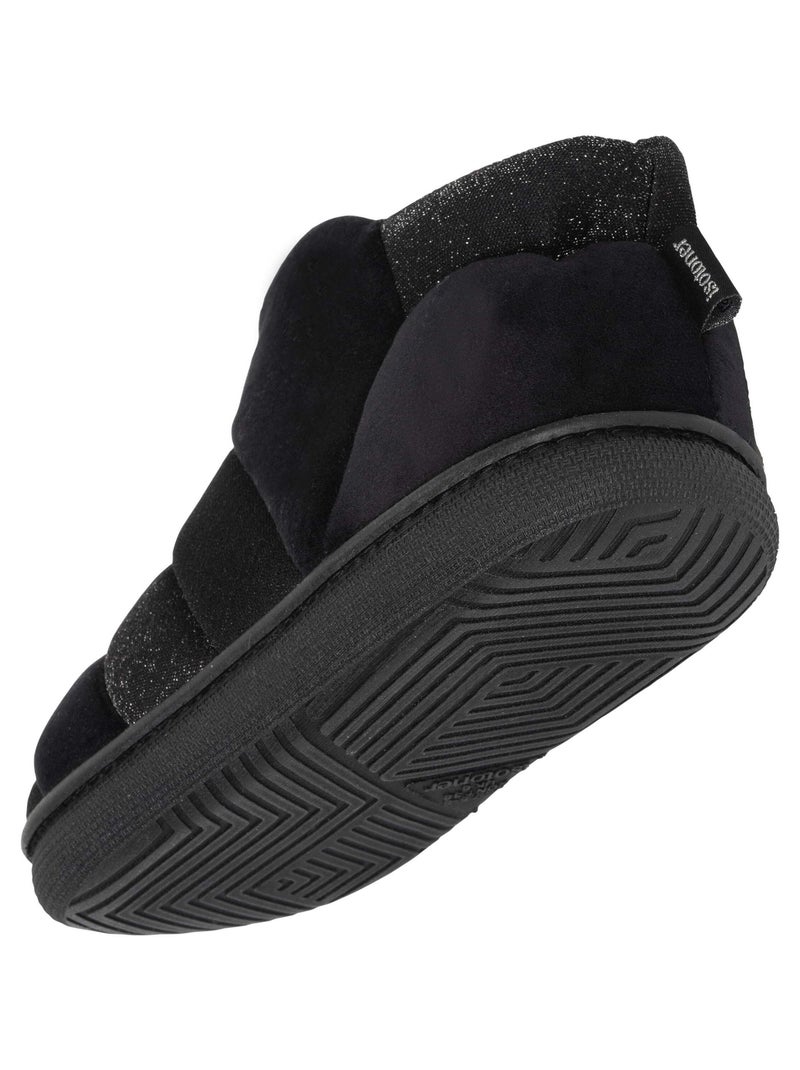 Pantofole stivaletti suola bloup extra comfort donna Isotoner Nero - Kiabi