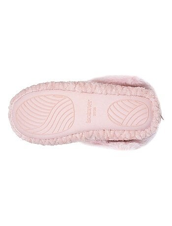 Pantofole stivaletti suola in microspugna, antiscivolo donna Isotoner