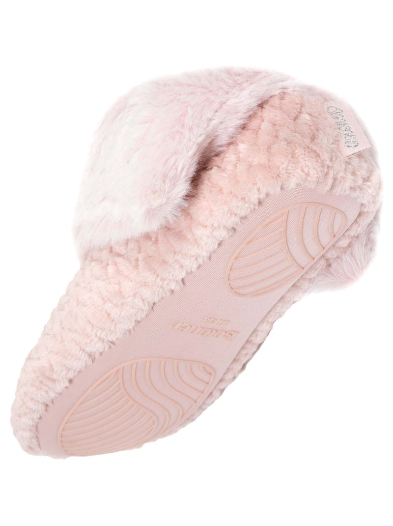 Pantofole stivaletti suola in microspugna, antiscivolo donna Isotoner Rosa - Kiabi