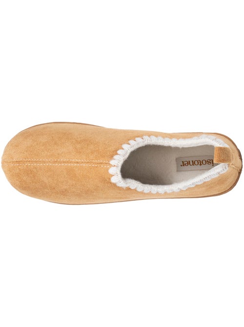 Pantofole stivaletti suola in pelle scamosciata per un donna Isotoner - Kiabi