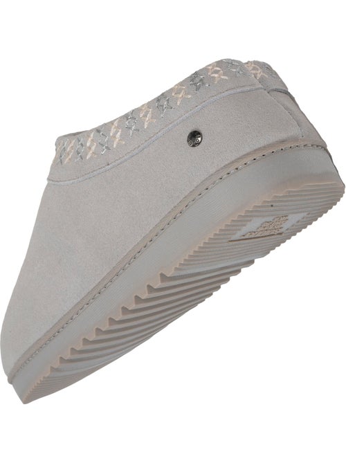 Pantofole stivaletti tomaia in pelle, suola comfort donna isotoner - Kiabi Pantofole stivaletti tomaia in pelle, suola comfort donna isotoner - Kiabi