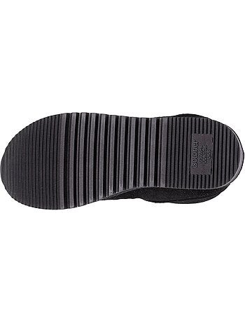Pantofole stivaletti tomaia in pelle, suola comfort donna isotoner