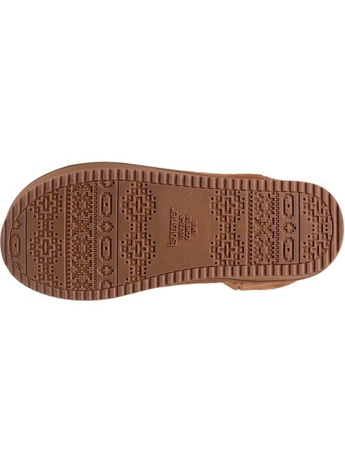 Pantofole stivaletti tomaia in pelle, suola con plateau donna isotoner - Kiabi Pantofole stivaletti tomaia in pelle, suola con plateau donna isotoner - Kiabi