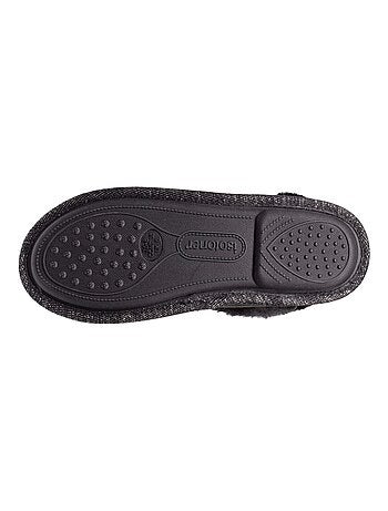 Pantofole stivaletti ultraconfortevole e caldo, con fodera e donna Isotoner