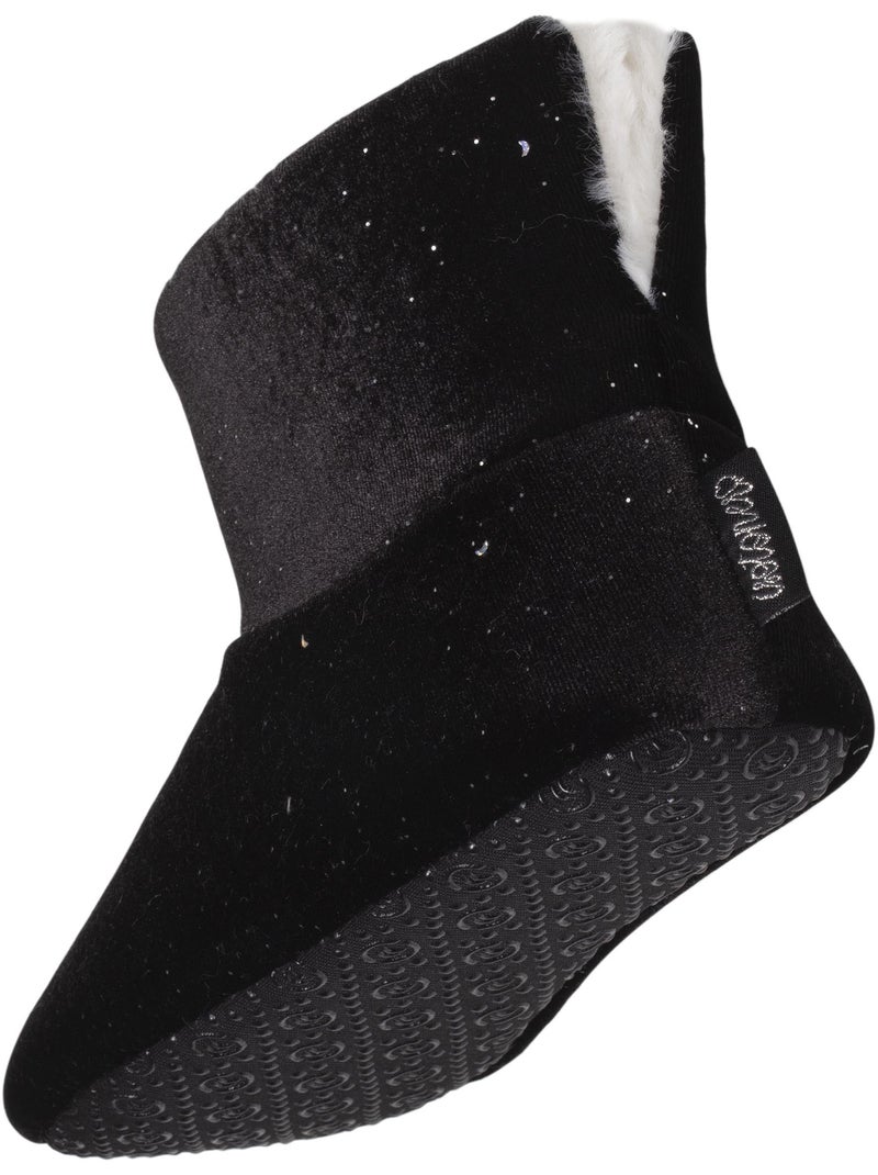 Pantofole stivaletti ultracomodo e leggero, suola sottile e donna Isotoner Nero - Kiabi