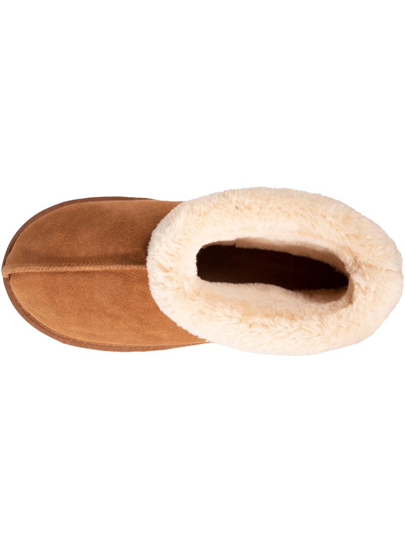 Pantofole stivaletti ultraconfortevole e molto caldo, con donna isotoner Cammello - Kiabi