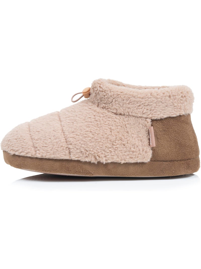 Pantofole stivaletti  uomo isotoner Cammello - Kiabi