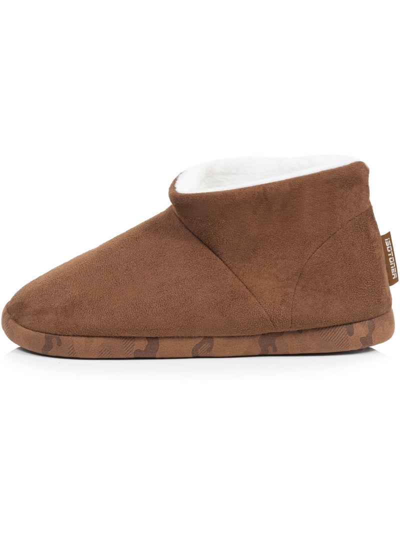 Pantofole stivaletti  uomo isotoner Cammello - Kiabi