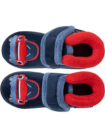 Pantofole stivaletti velluto con sostegno rinforzato, neonato bambino Isotoner