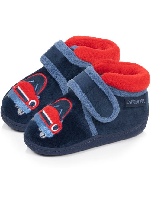 Pantofole stivaletti velluto con sostegno rinforzato, neonato bambino Isotoner - Kiabi
