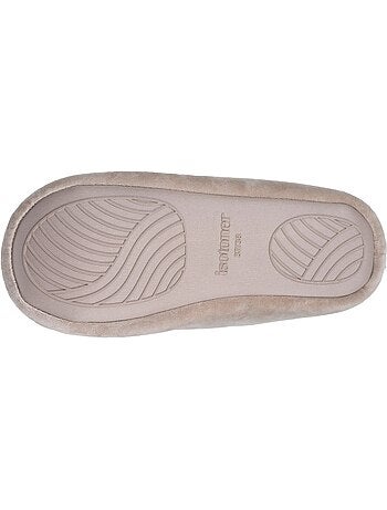 Pantofole stivaletti velluto, suola in gomma antiscivolo donna