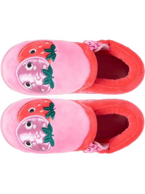 Pantofole stivaletti velour, supporto rinforzato, chiusura a neonato bambina - Kiabi Pantofole stivaletti velour, supporto rinforzato, chiusura a neonato bambina - Kiabi