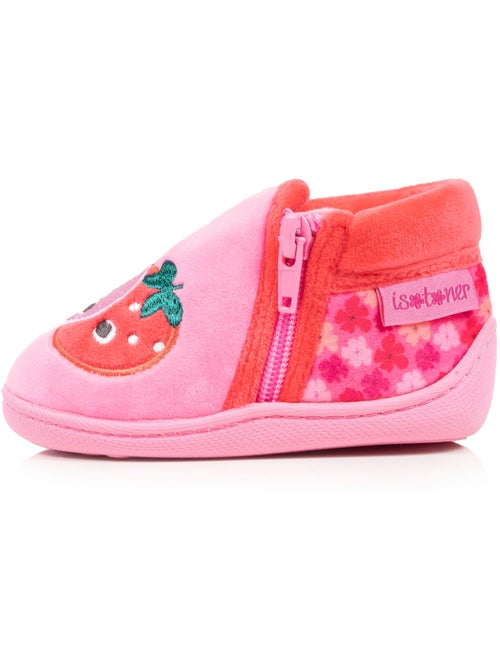 Pantofole stivaletti velour, supporto rinforzato, chiusura a neonato bambina - Kiabi Pantofole stivaletti velour, supporto rinforzato, chiusura a neonato bambina - Kiabi