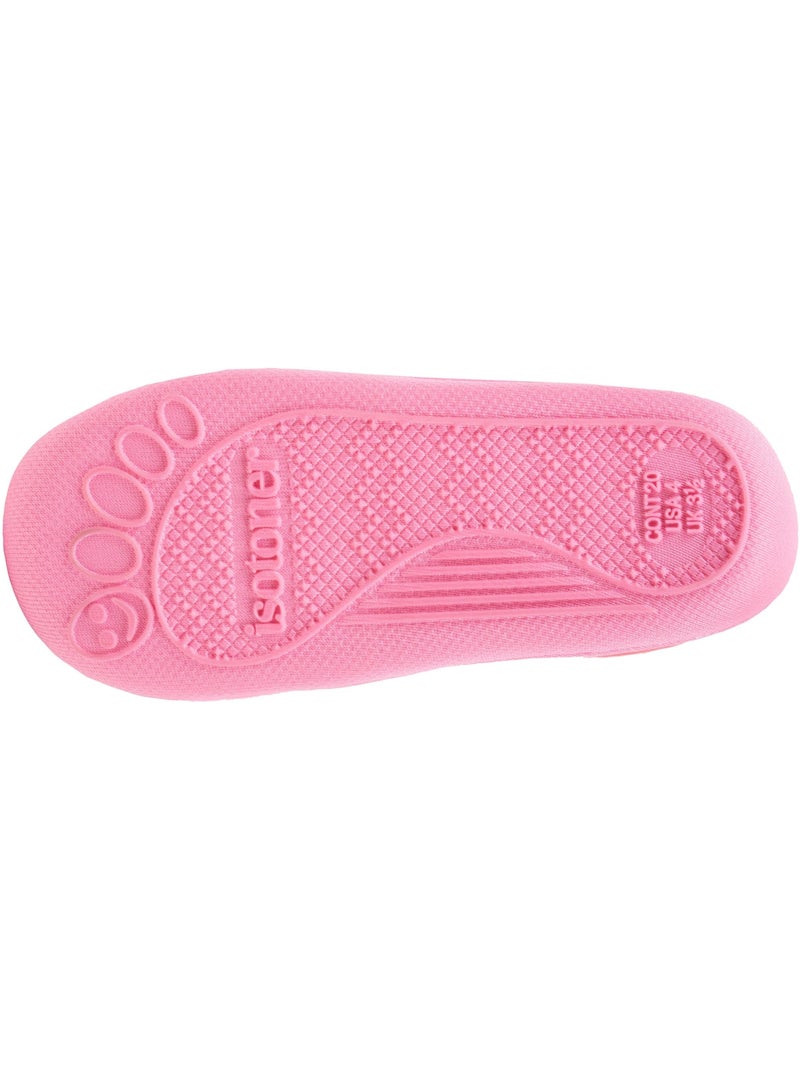 Pantofole stivaletti velour, supporto rinforzato, chiusura a neonato bambina Rosa - Kiabi