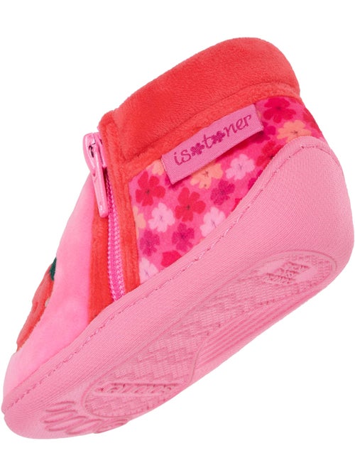 Pantofole stivaletti velour, supporto rinforzato, chiusura a neonato bambina - Kiabi Pantofole stivaletti velour, supporto rinforzato, chiusura a neonato bambina - Kiabi