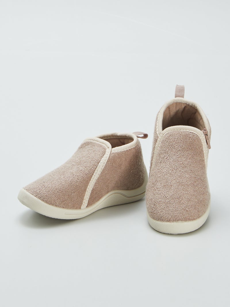 Pantofole stivaletto BEIGE - Kiabi