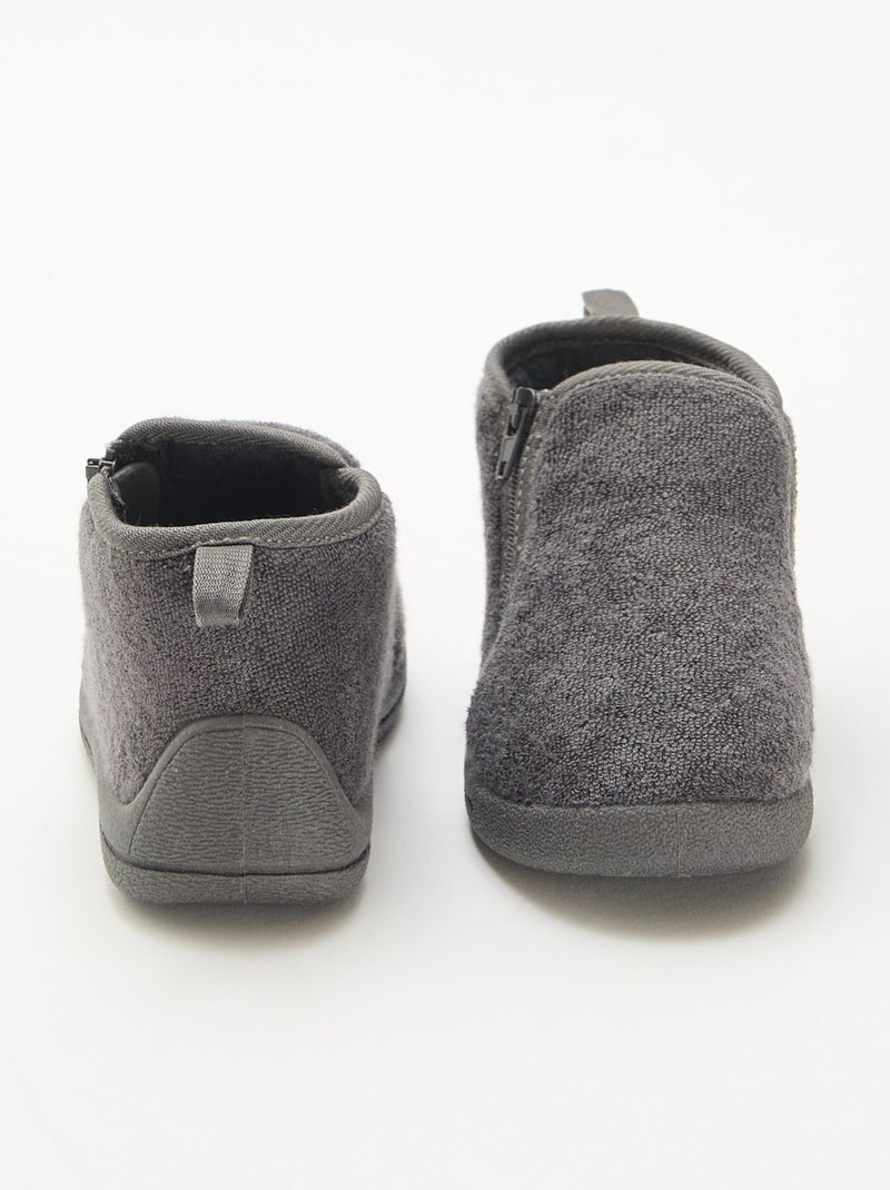 Pantofole stivaletto Grigio - Kiabi