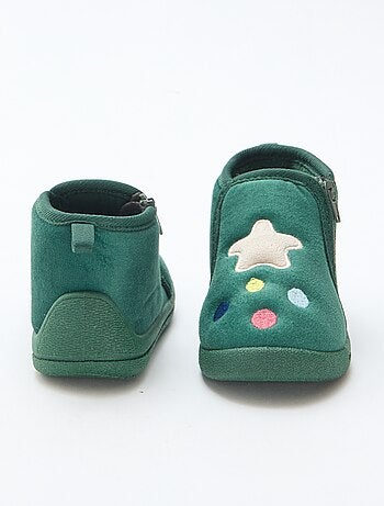 Pantofole stivaletto ludiche Natale