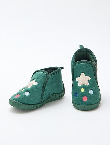 Pantofole stivaletto ludiche Natale